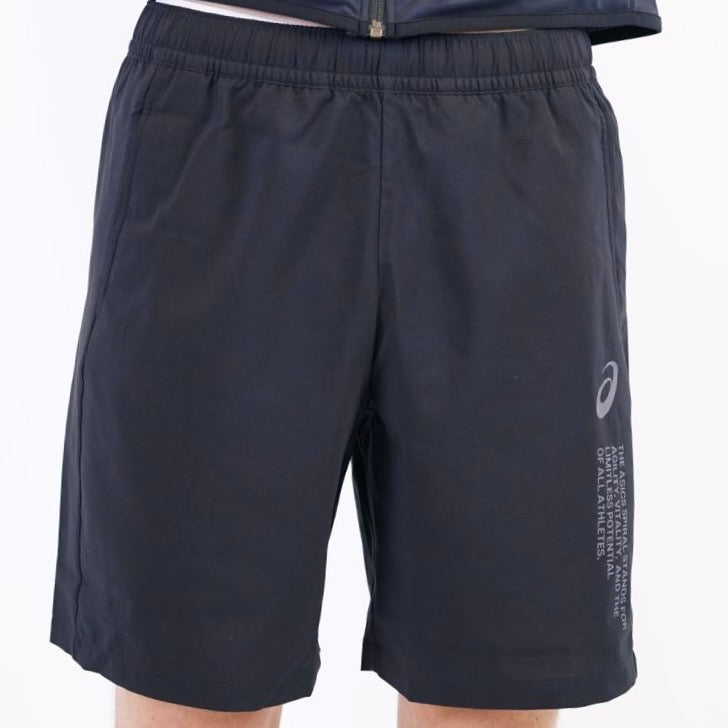 Asics Script Shorts - Black / White