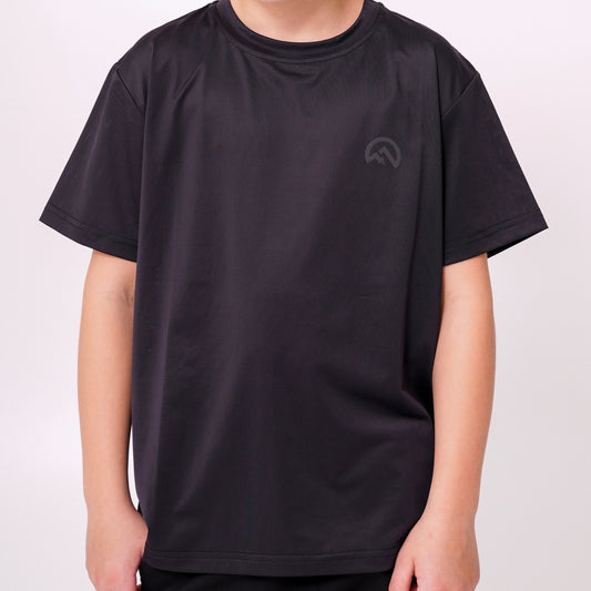 Flux Logo Tee - Black  (Junior)