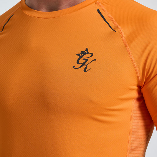 GymKing Flex 2.0 Tee - Amber/Black