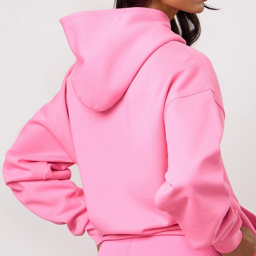 Gym King 365 Relaxed Fit Fleece Hoodie - BubbleGum Pink