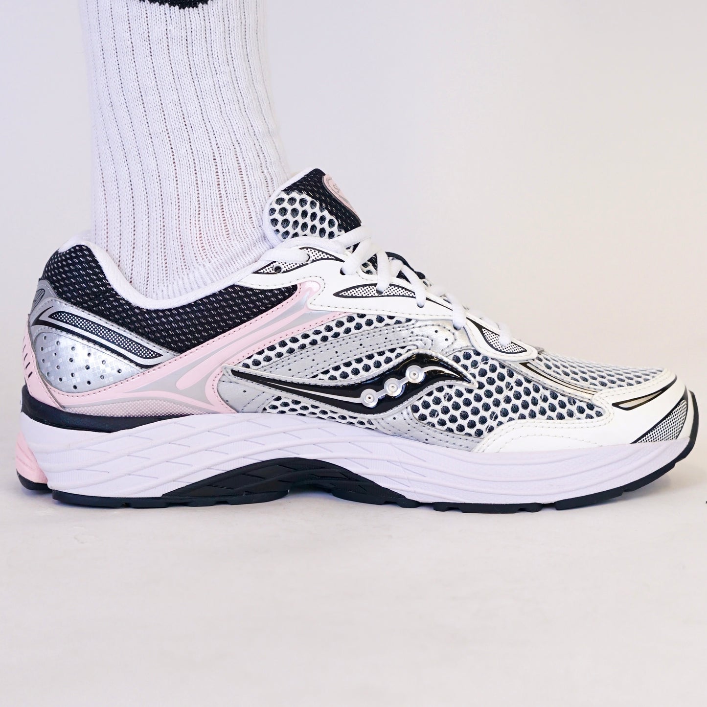 Saucony Pro Grid Omni 9 - Silver Pink