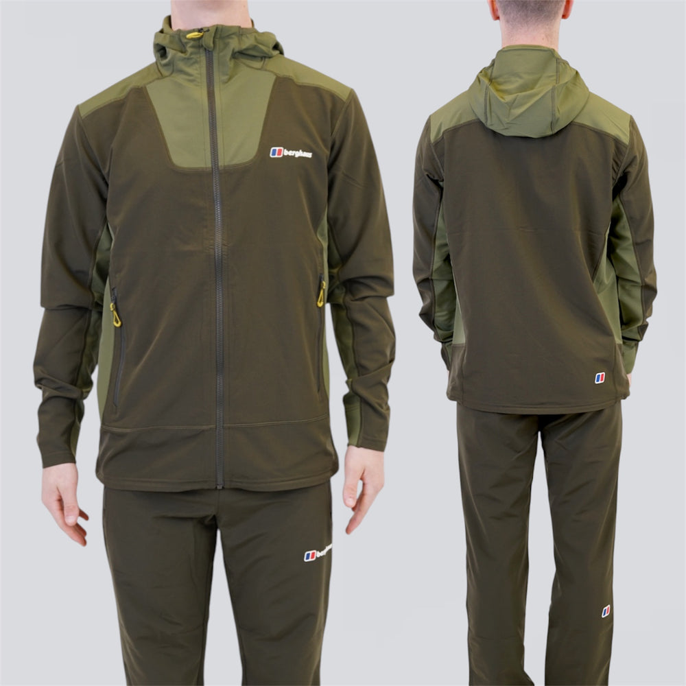Berghaus Greenbank Set - Jacket & Bottoms - Dark Green