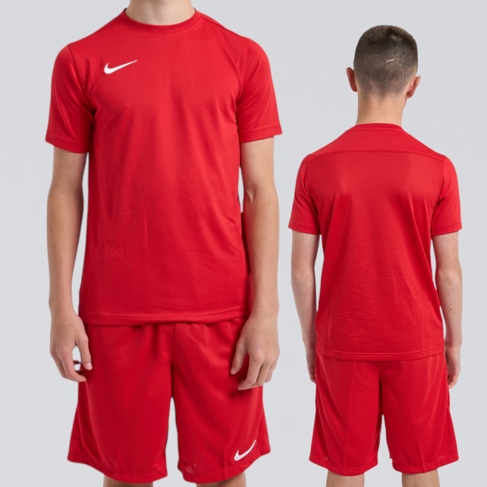 Nike Dri Fit Set - Red (Junior)
