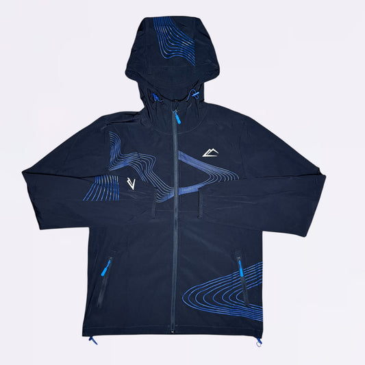 ActiveLine Wave Windrunner & Bottoms Set - Navy / Royal Blue