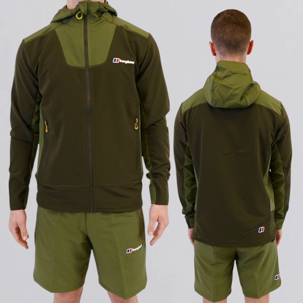Berghaus Greenbank Set - Jacket & Shorts - Dark Green