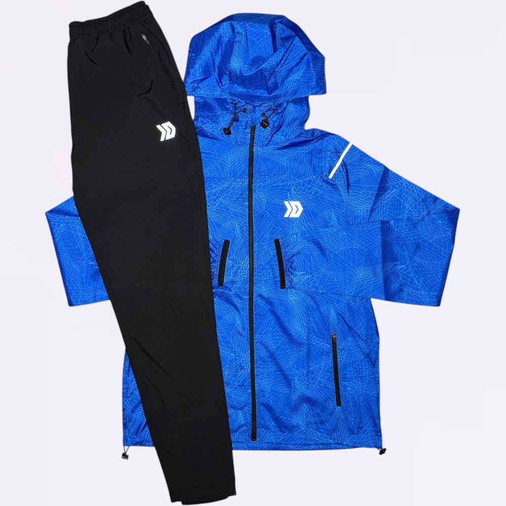 DASH Hyperweb Windrunner & Jogger Set - Blue / Black