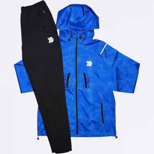 DASH Hyperweb Windrunner & Jogger Set - Blue / Black