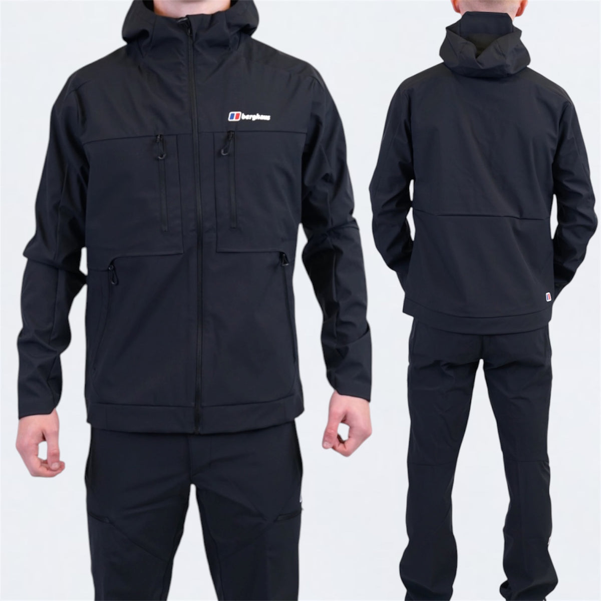 Berghaus Vantashell Set - Jacket & Bottoms - Black