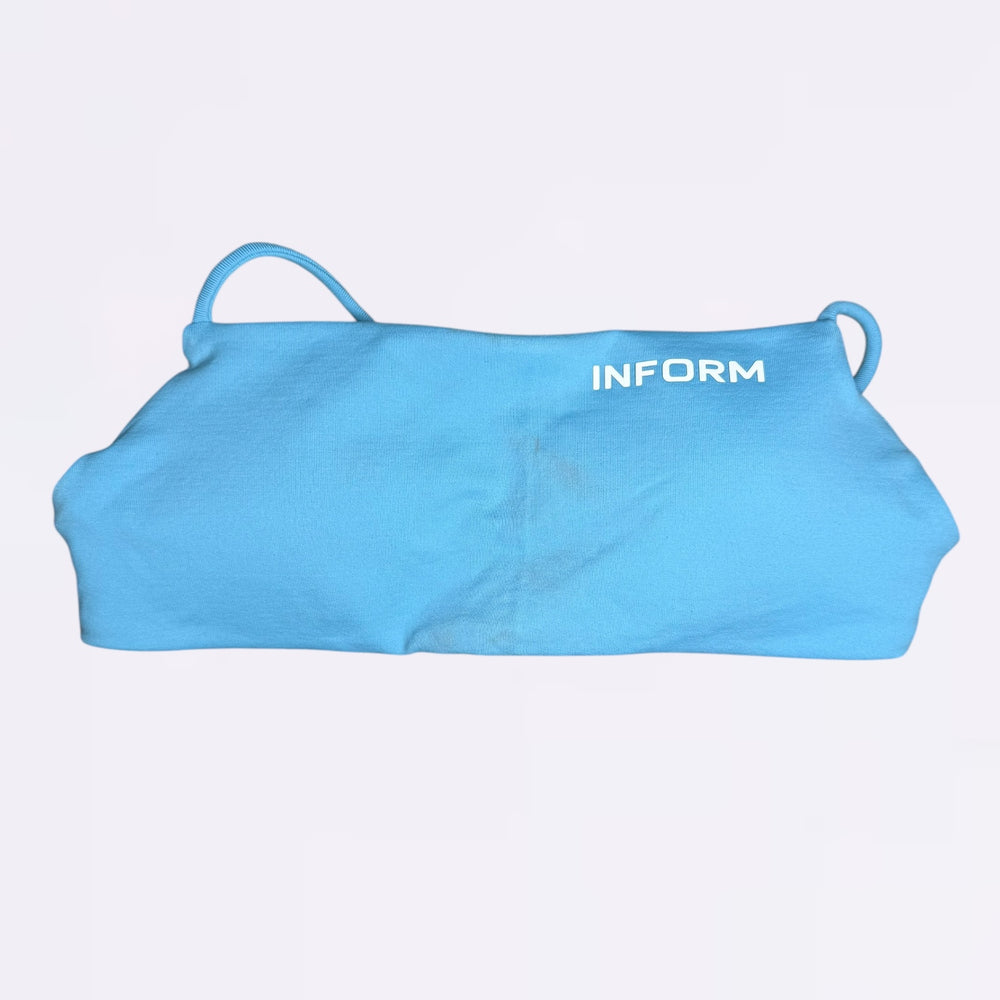 INFORM Sculpt Seamless Halterneck Sports Bra - Ocean Blue (Damaged)