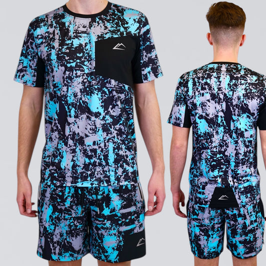 ActiveLine Colorado Tee & Shorts Set - Light Blue