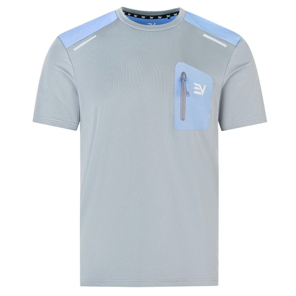 ENVI Edge Tee  - Grey / Blue