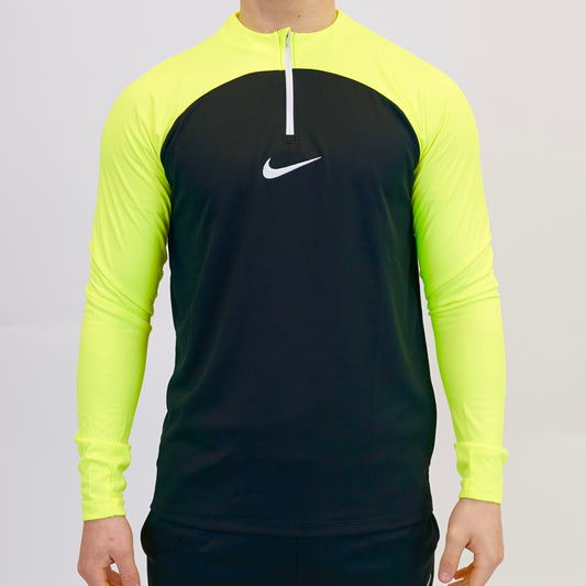Nike Academy Pro Drill Half Zip Black / Volt