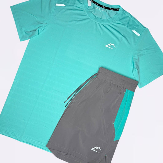 ActiveLine Storm Tee & Shorts Set - Hyper Turquoise