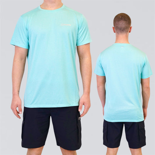 Berghaus Cargo Set - Tee & Short - Mint Green / Black