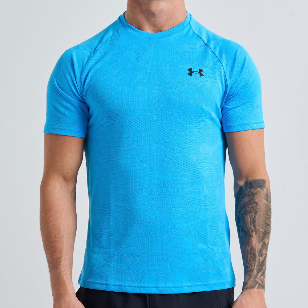 Under Armour Velocity Jacquard Tee - Chlorine Blue