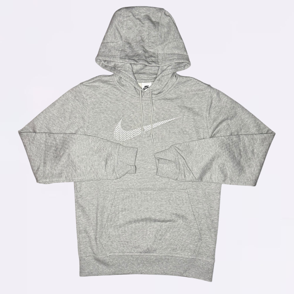 Nike Embroidery Swoosh Hoodie Grey