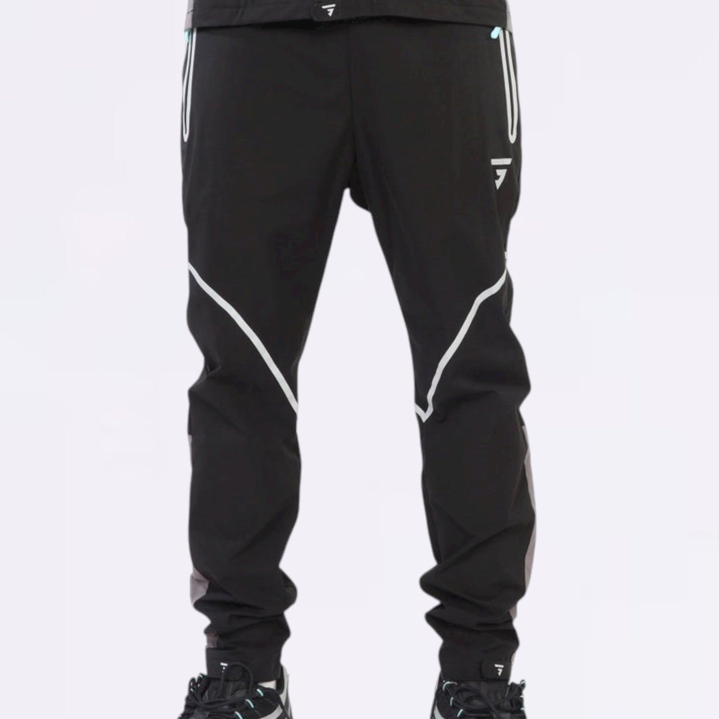 GRIID Reflect Joggers - Grey / Aqua