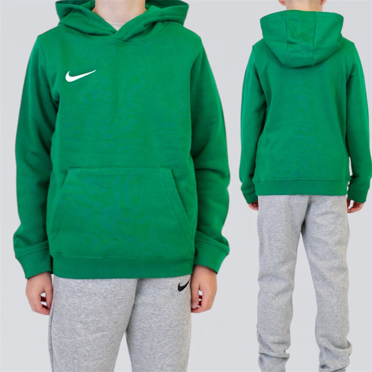 Nike Park Hoodie & Joggers Set - Green / Grey (Junior)