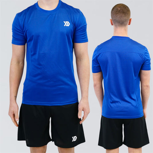 DASH Active Tee Set - Royal Blue / Black
