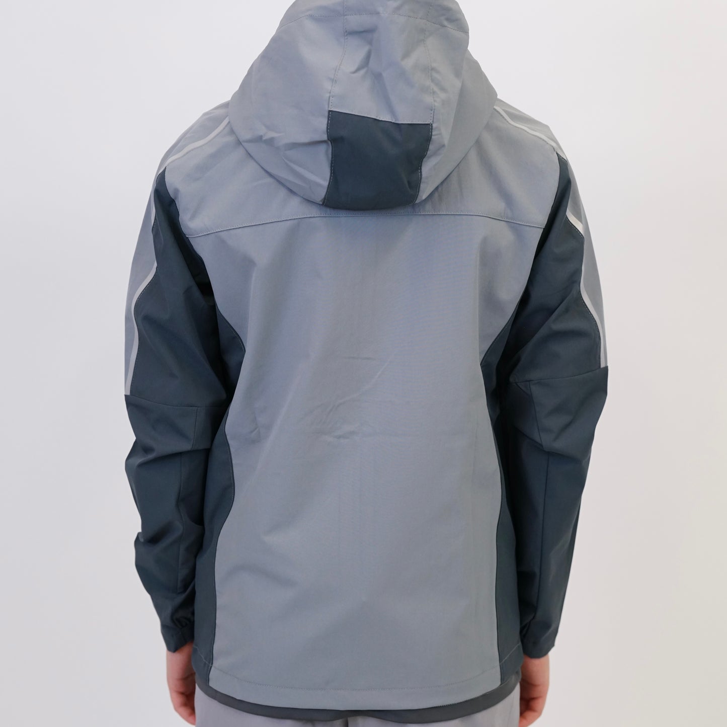 GRIID Reflect Jacket - Light Grey/Aqua (Junior)