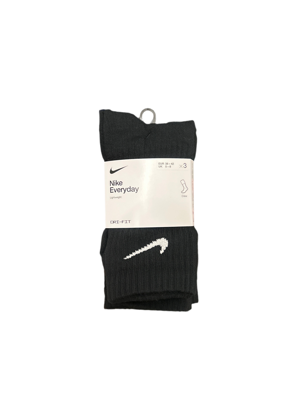 Nike Everyday Lightweight Crew Socks Black