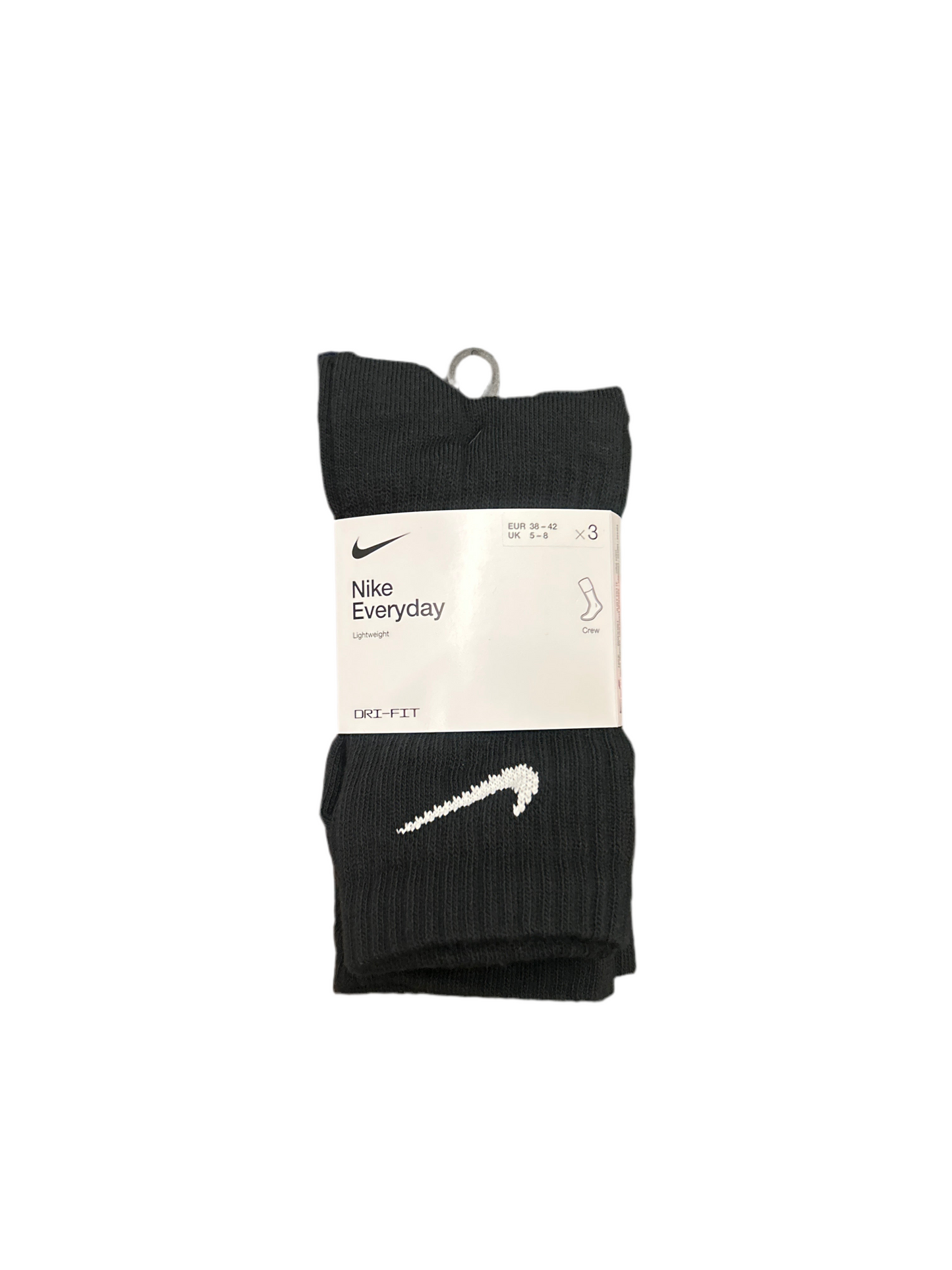 Nike Everyday Lightweight Crew Socks Black