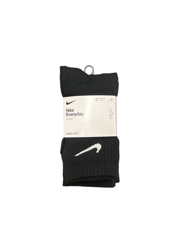 Nike Everyday Lightweight Crew Socks Black