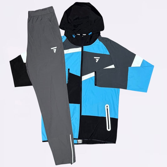 GRIID Panel Set - Windrunner & Bottoms -  Blue / Grey