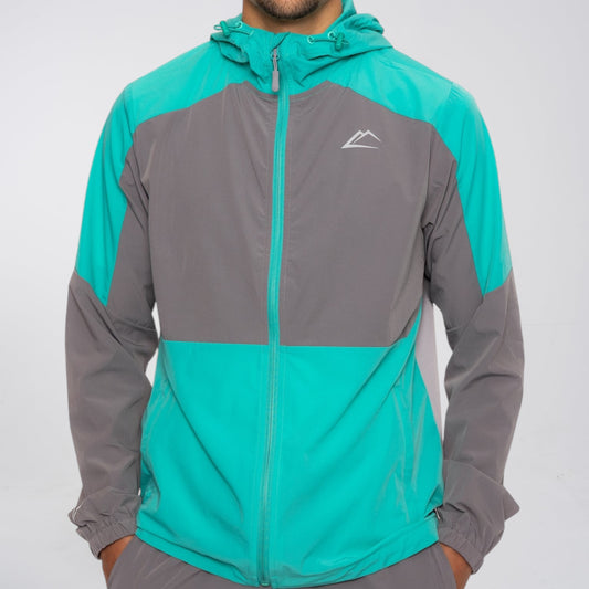 ActiveLine Storm Jacket & Shorts Set - Hyper Turquoise