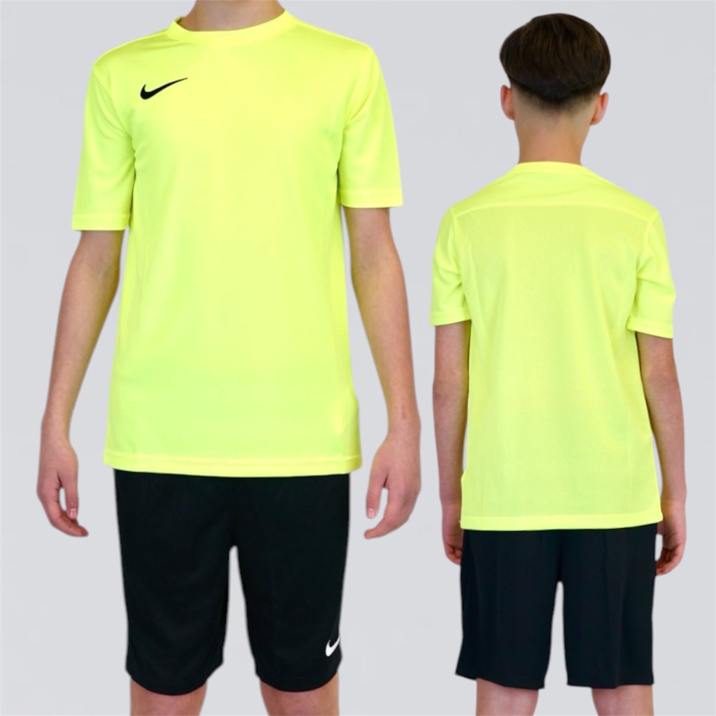 Nike Dri Fit Set  - Volt / Black (Junior)