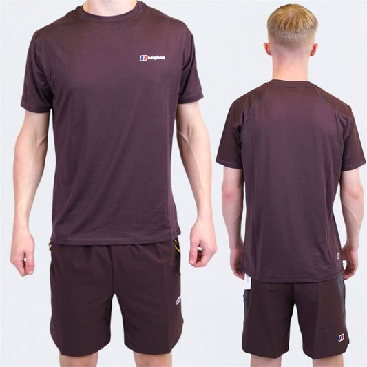Berghaus Farndale Set - T-shirt & Shorts - Dark Purple