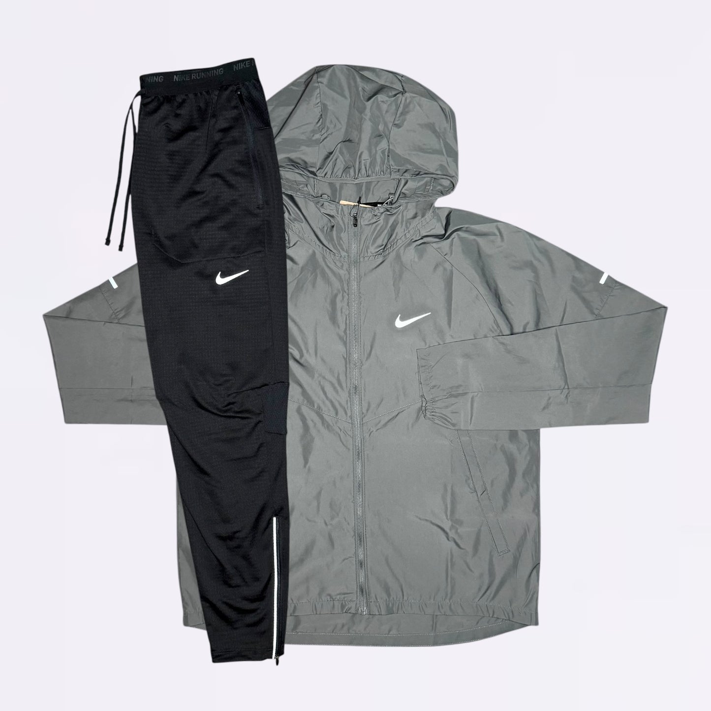 Nike Repel & Phenom Set - Grey / Black