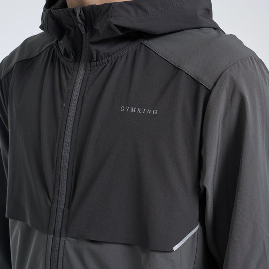 GymKing Advance Tracksuit Top - Urban Grey/Fossil Grey (Junior)