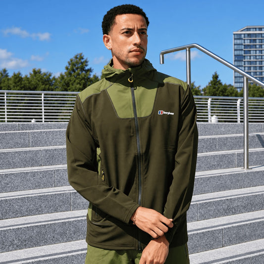 Berghaus Greenbank Set - Jacket & Shorts - Dark Green