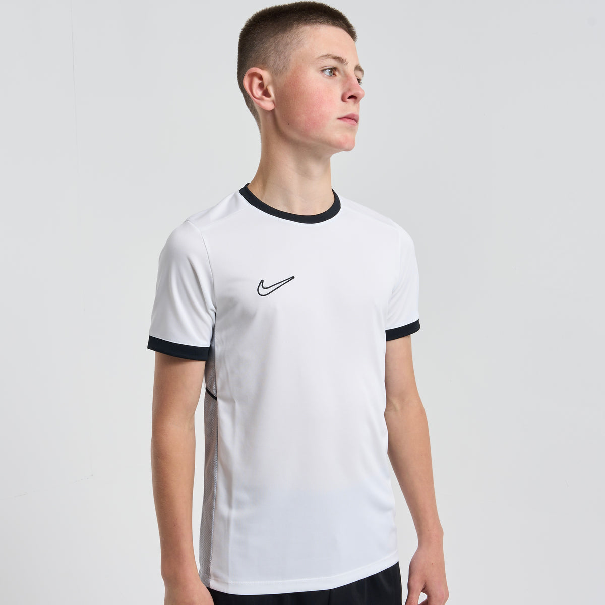 Nike Academy Tee White Black (Junior)