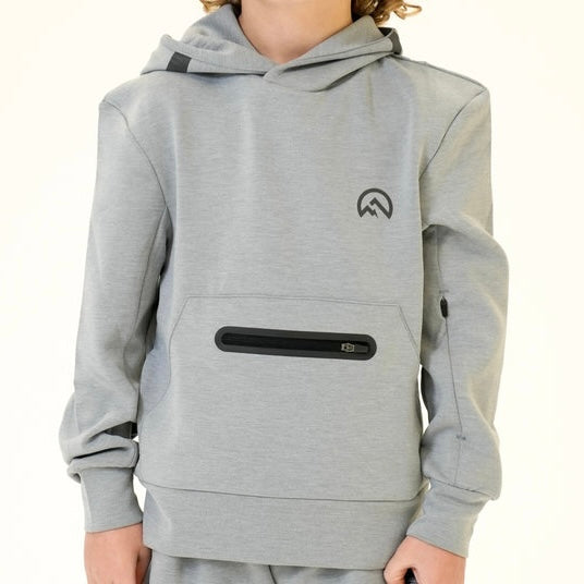 Flux Velar Hoodie - Grey (Junior)