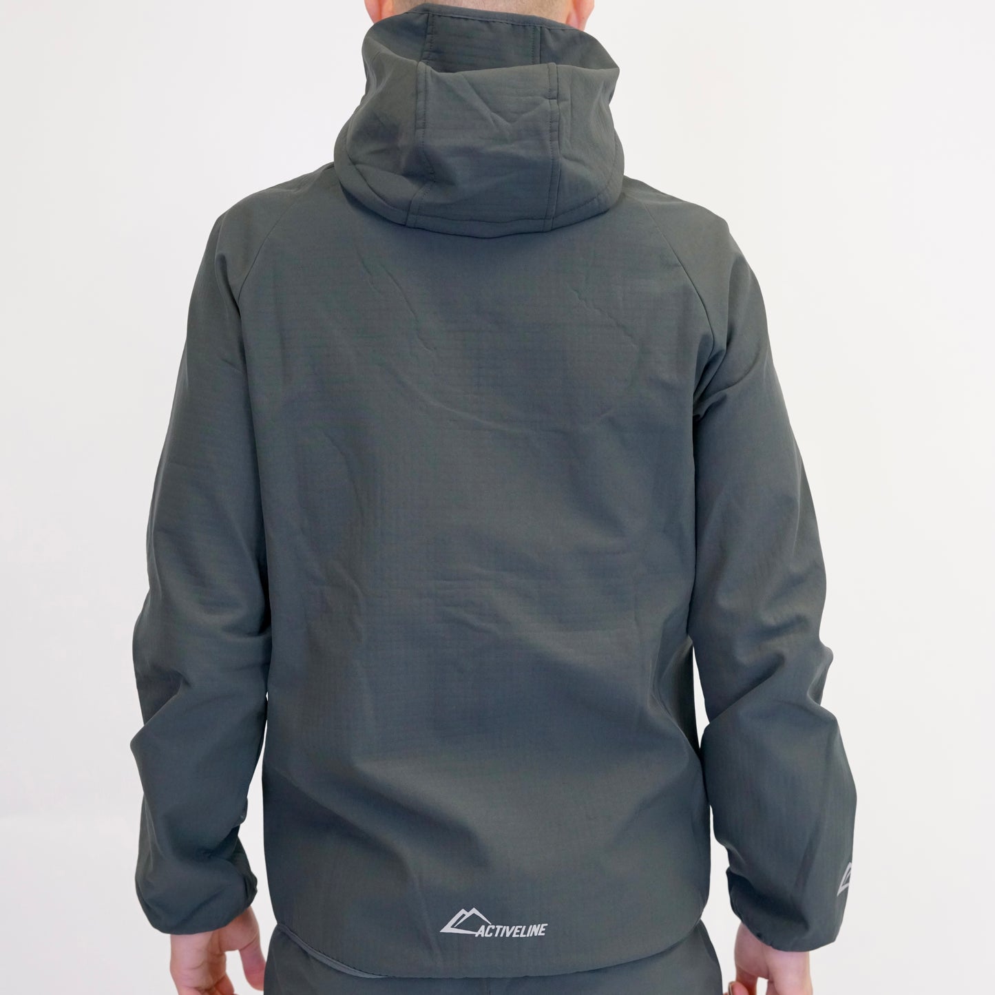 ActiveLine Polar Fleeced Windrunner  - Charcoal