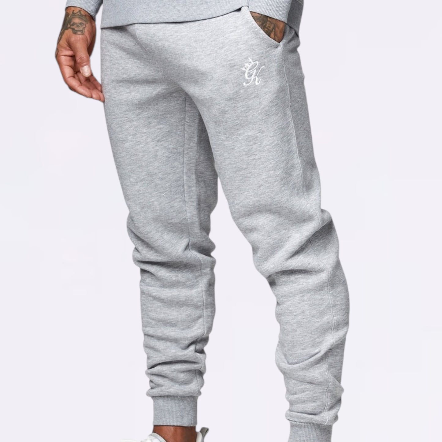 GymKing Linear Fundamental Fleece Set - Grey