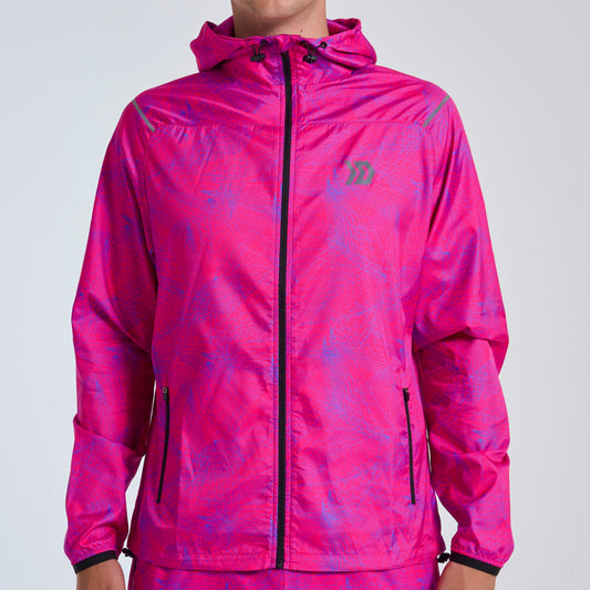 DASH Hyperweb Windrunner & Shorts Set - Pink / Black