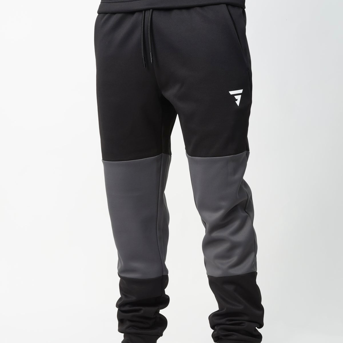 GRIID Cushy Half Zip 2.0 & Bottom Set - Black / Dark Grey