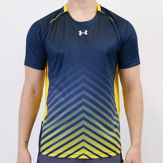 Under Armour Arrow Tee - Yellow / Navy