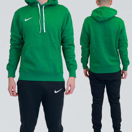 Nike Park Hoodie & Joggers Set - Green / Black