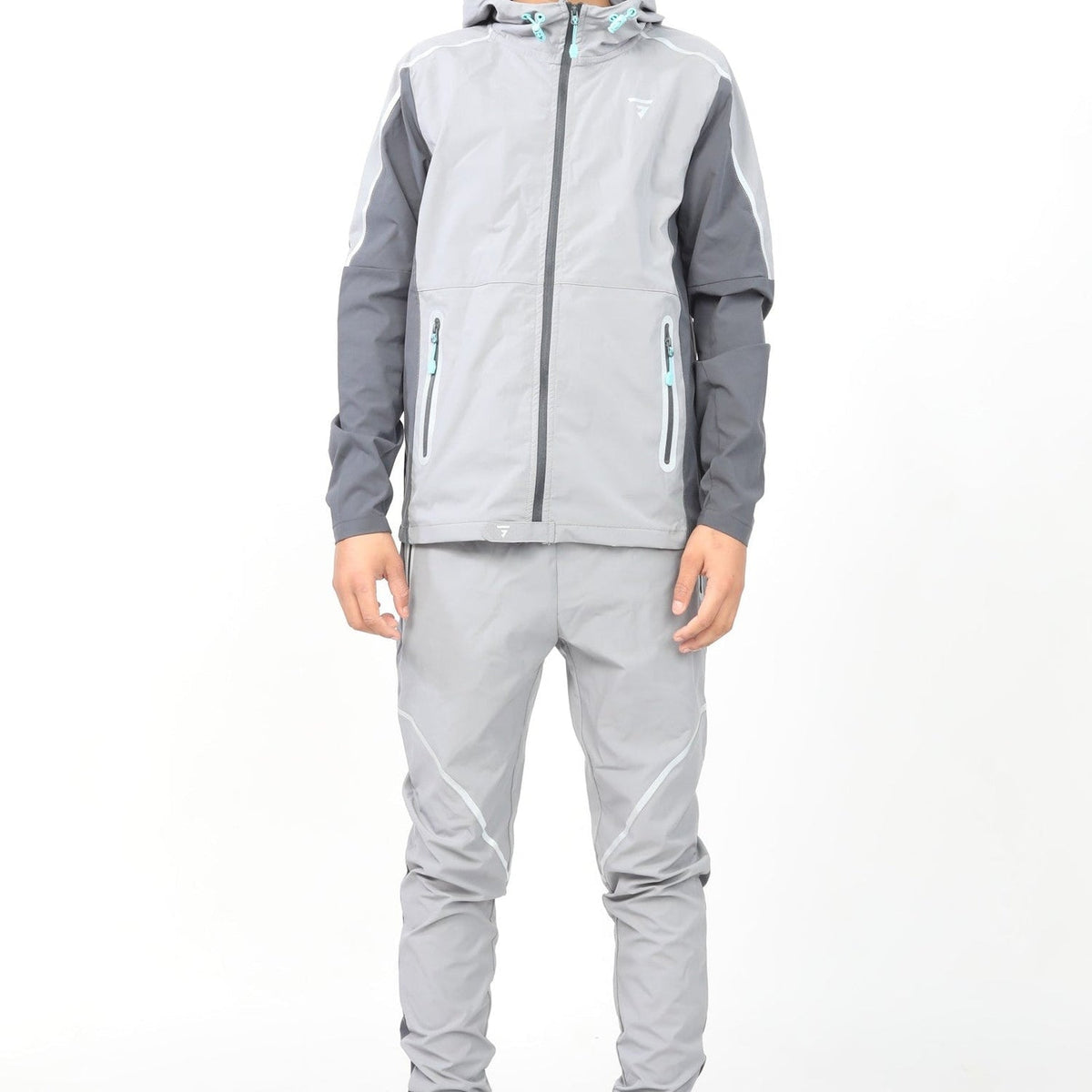 GRIID Reflect Jacket - Grey / Blue (Junior)