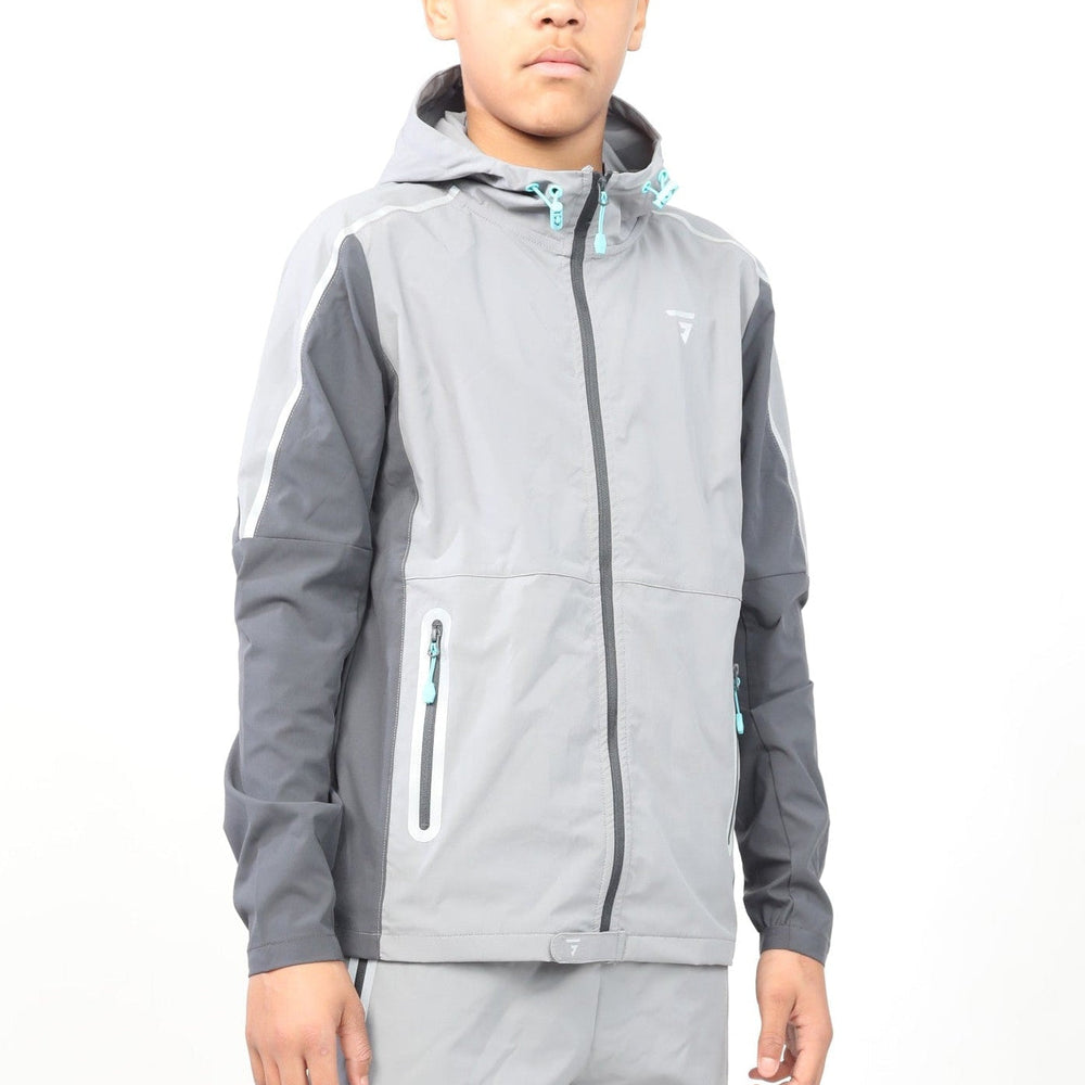 GRIID Reflect Jacket - Grey / Blue (Junior)