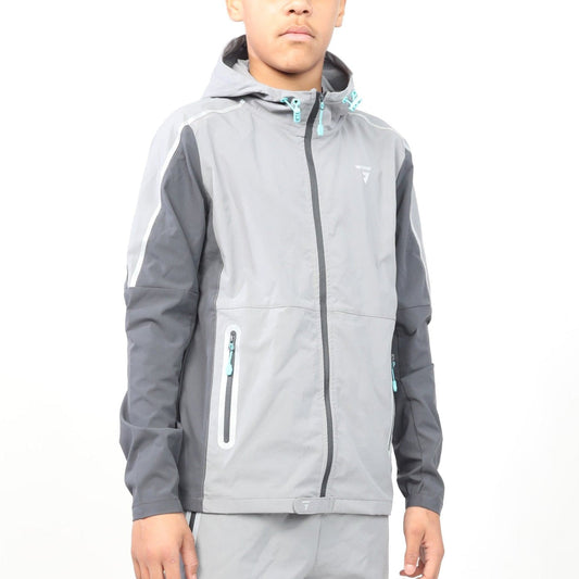 GRIID Reflect Jacket - Grey / Blue (Junior)