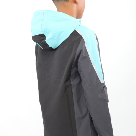 GRIID Reflect Jacket - Black / Aqua (Junior)