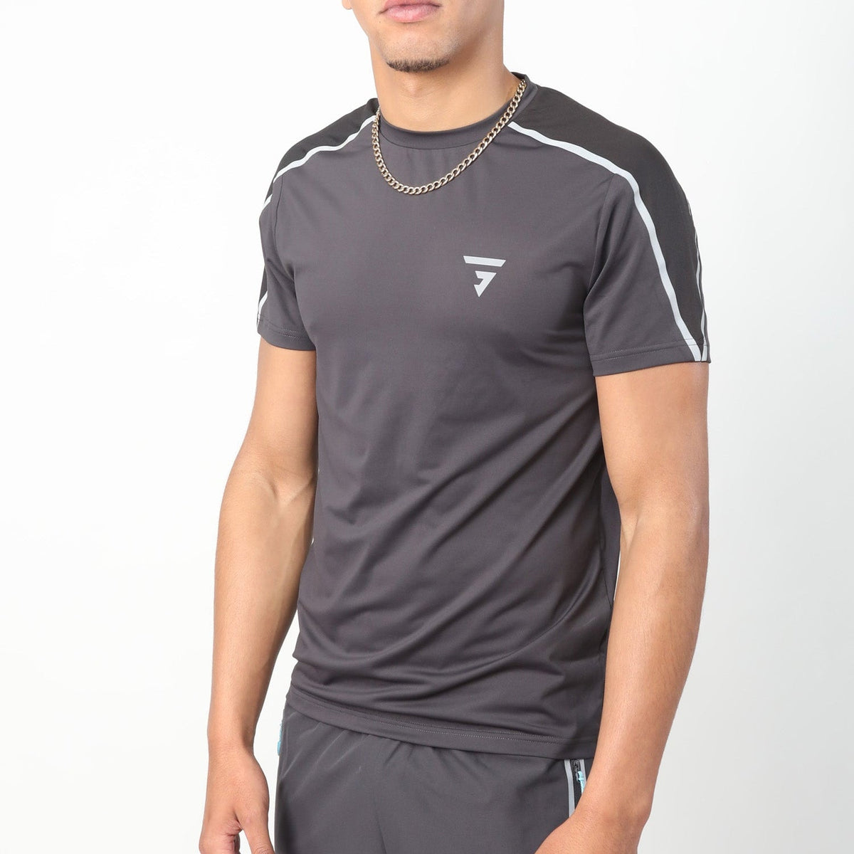 GRIID Reflect T-shirt - Black / Blue