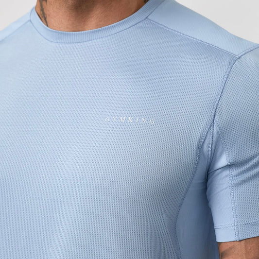 Gym King Energise Tee - Powder Blue