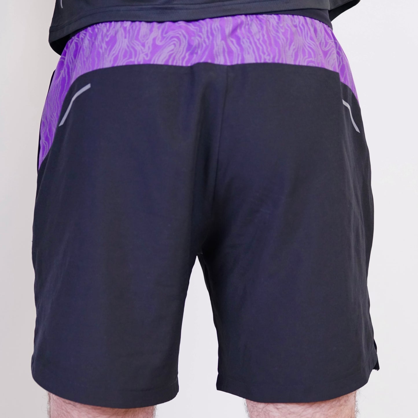 DASH Aura Shorts - Black / Purple