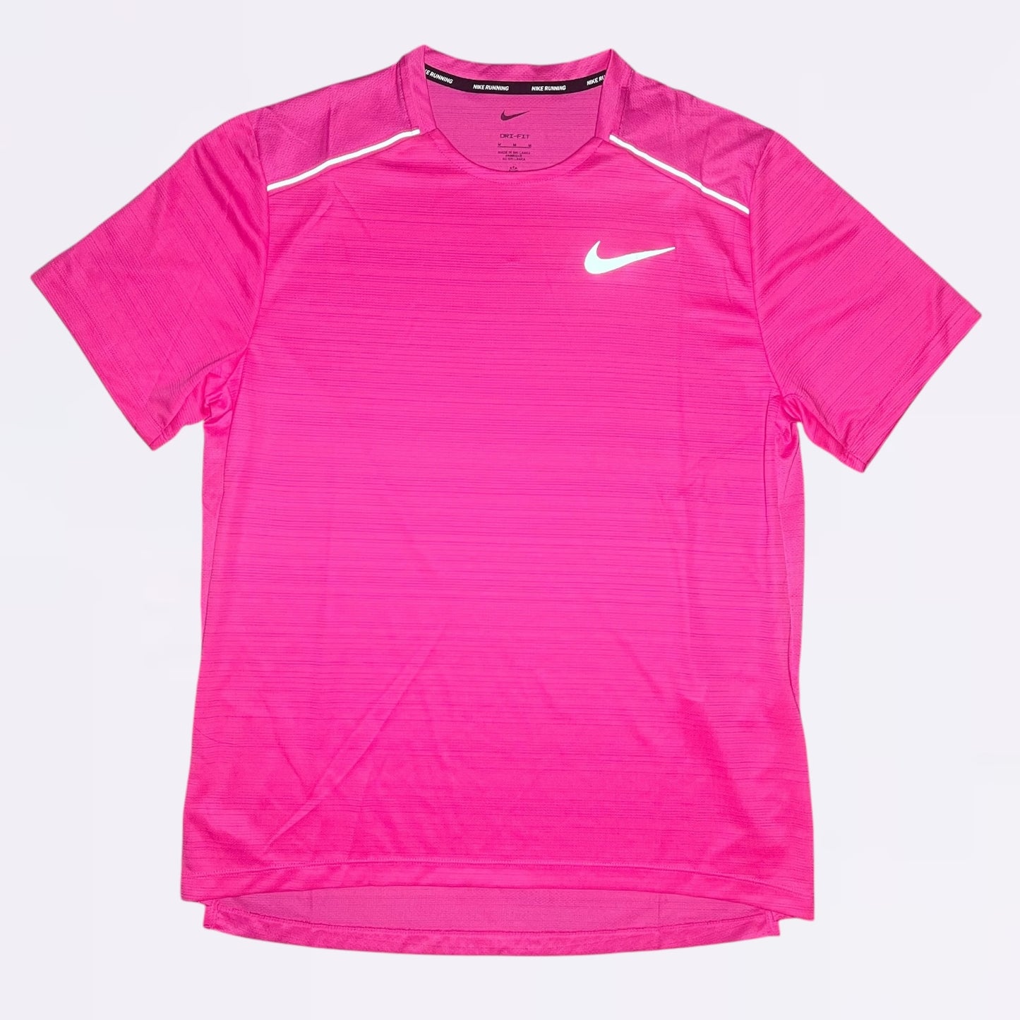 Nike Miler & Dri Fit Set - Tee & Shorts - Pink / Black